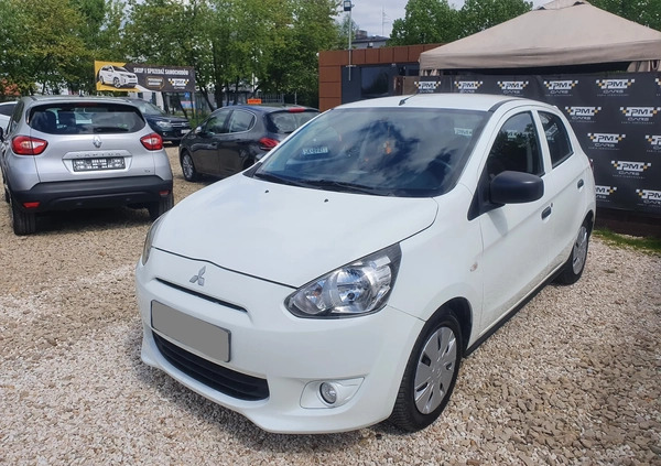 Mitsubishi Space Star cena 15900 przebieg: 99000, rok produkcji 2013 z Katowice małe 301